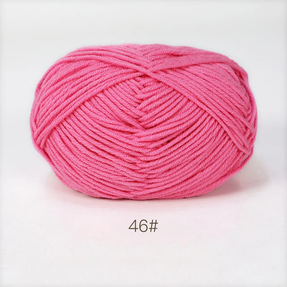 A1-a 50g/Set Soft Milk Cotton Yarn for Crochet Threads for Knitting