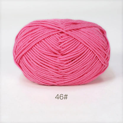 A1-a 50g/Set Soft Milk Cotton Yarn for Crochet Threads for Knitting