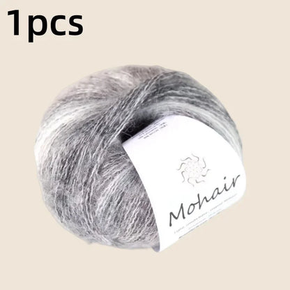 Gradient Mohair Soft Cotton Yarn