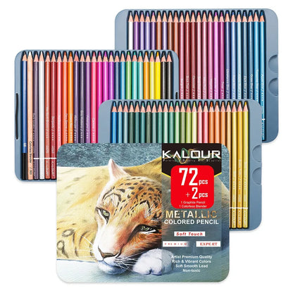 KALOUR Colored Pencil 72pcs/Set Art Stationery Rich Colors