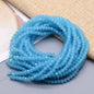 New 2 3 4mm Dyeing Rondelle Crystal Glass Beads