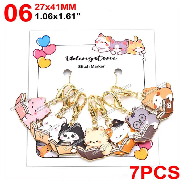 Cat Knitting Stitch Markers