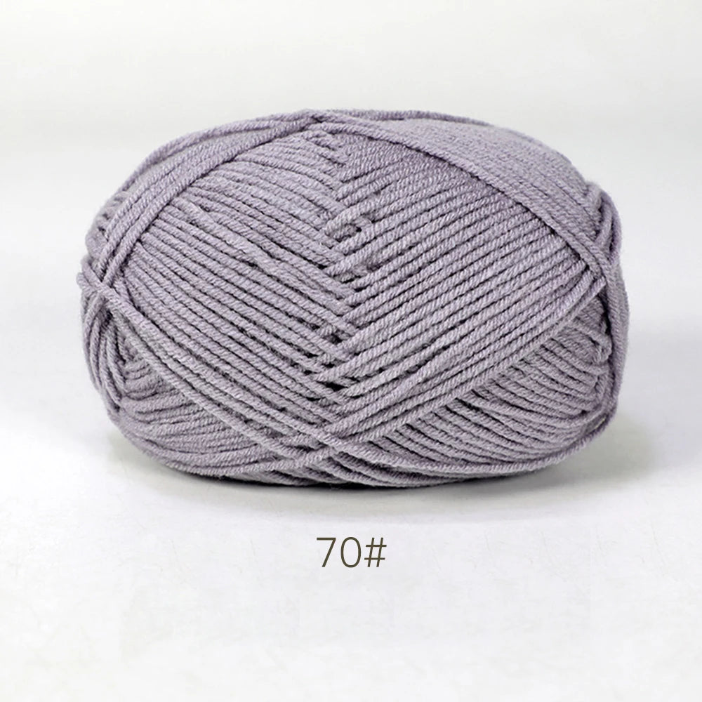 A1-a 50g/Set Soft Milk Cotton Yarn for Crochet Threads for Knitting