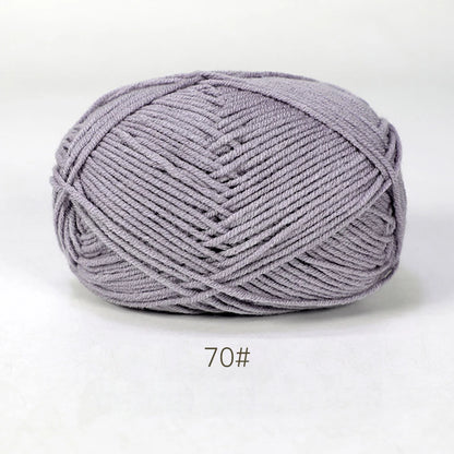 A1-a 50g/Set Soft Milk Cotton Yarn for Crochet Threads for Knitting