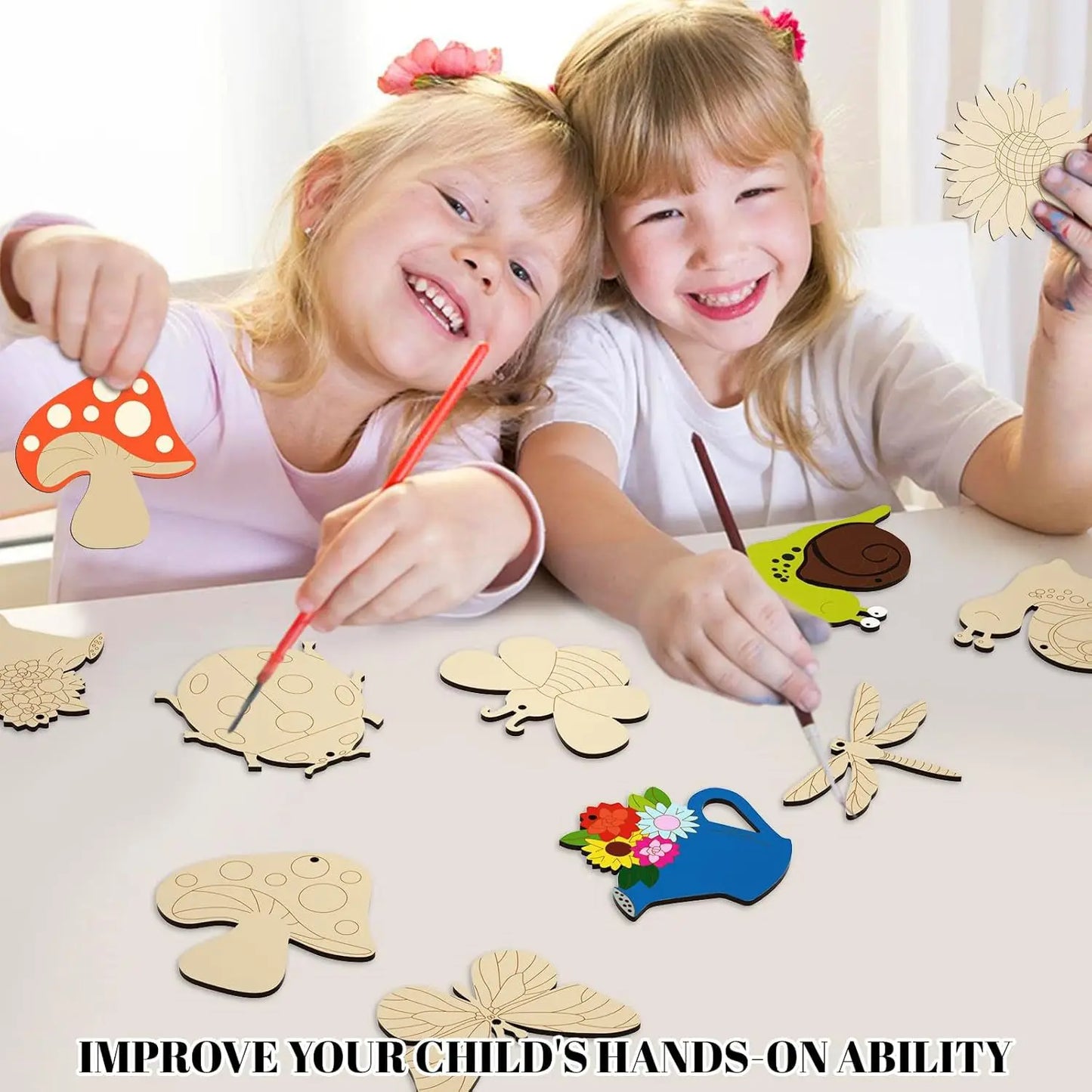 80pcs/Set Wooden