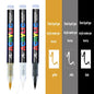 3Pcs Acrylic White Marker Brush Pens