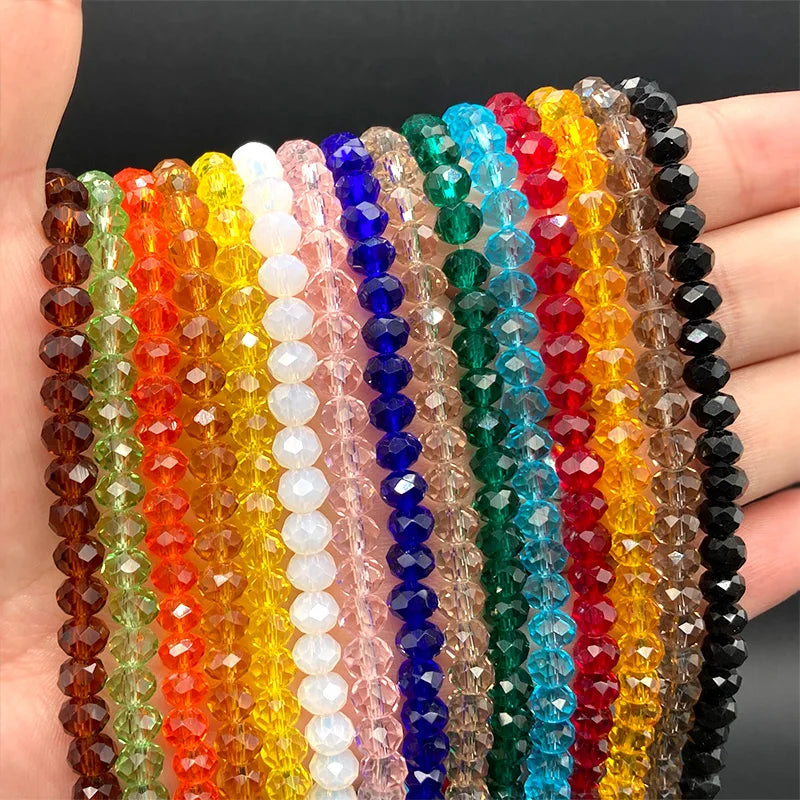 Multicolor 2 3 4 6 8mm Austria Faceted Crystal Beads