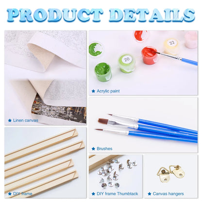 GATYZTORY Painting Paints By Numbers