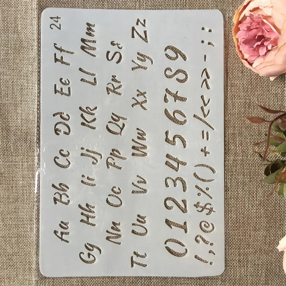 Heart Line Music Bear DIY Craft Layering Stencils