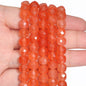 Natural Amethyst Beads 7-8mm Faceted Square Cube Geometric