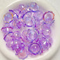 10Pcs/Lot Transparent UV Plated Acrylic Wind Bell Beads Charms