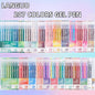 LANGUO 207/4 Colors Glitter Acrylic 0.5/1.0mm Gel Pen