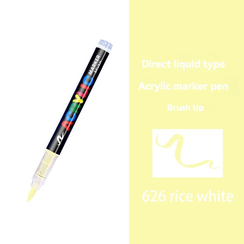 16 Colors Straight liquid Acrylic Paint Pen
