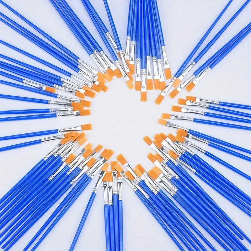 100pcs Paint Brushes Set for Kids