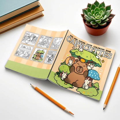 CAPYCUTIES Bold-easy Patterns Coloring Book