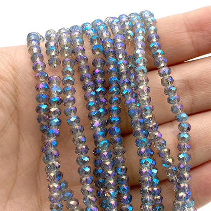 2 3 4 6 8mm Austria Faceted Crystal Beads Rondelle