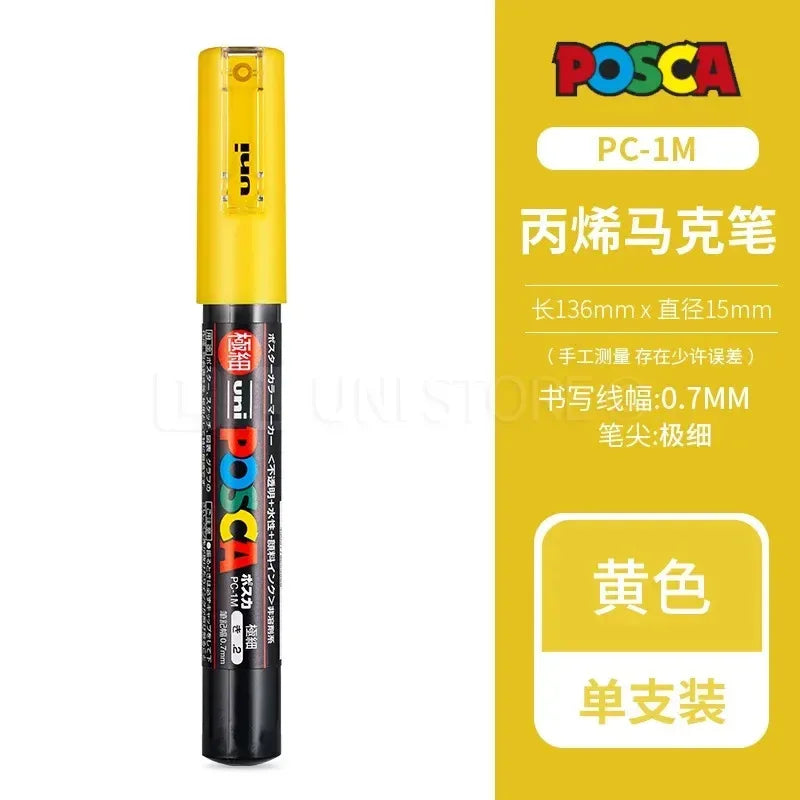 Uni Posca Full Marker PC-1M 3M 5M Multi-Colours Acrylic