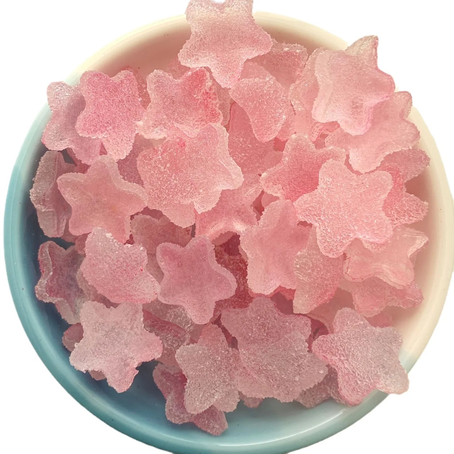 20pcs Slime Gradient Star Heart Nail Charms Mixed Candy Resin Charm Jelly Cabochon Mini Clay Polymer Slime Beads Nail Decoration