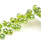 Austria AB Color Crystal Strawberry Beads 10*8mm Shiny Faceted Glass Beads