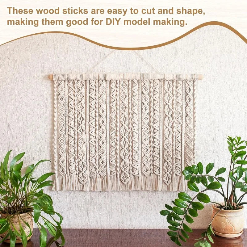 10pcs Wooden Dowel Rods