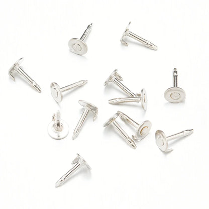 100pc Metal Locking Pin Back Brooch Badge Holder