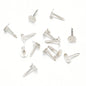 100pc Metal Locking Pin Back Brooch Badge Holder