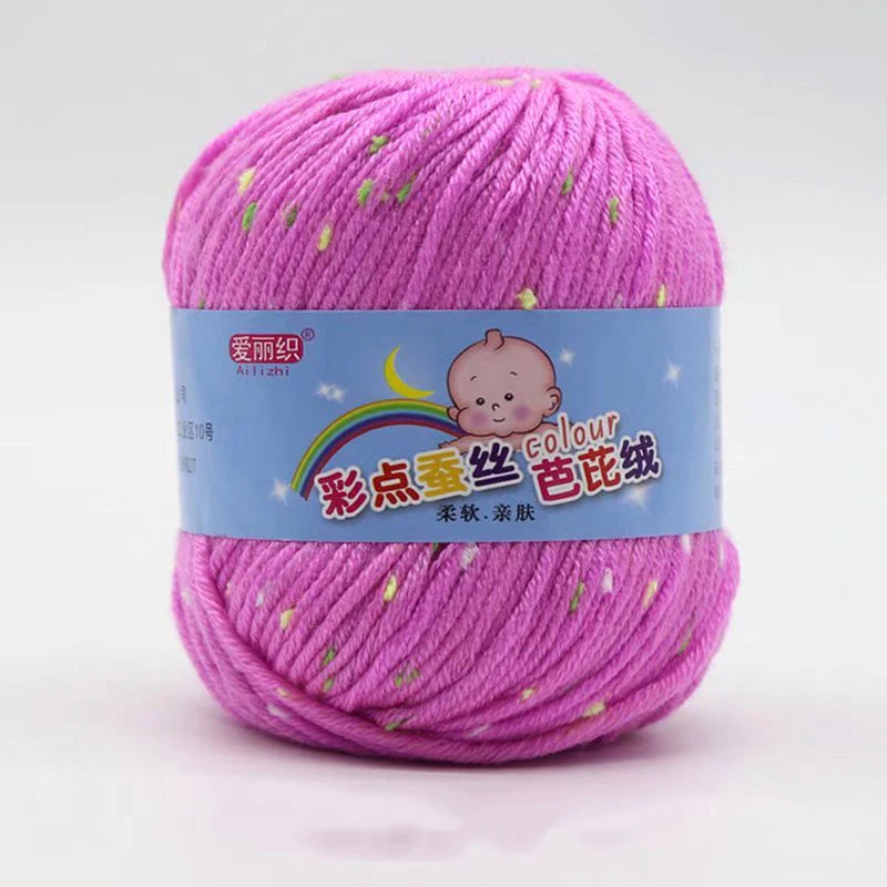 High Quality Wool Thread Eco-dyed Needlework Baby Cotton Cashmere Yarn