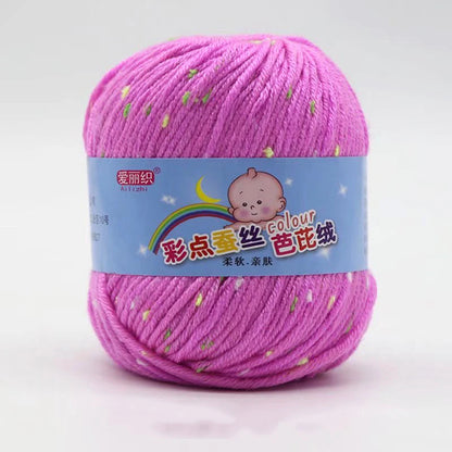 High Quality Wool Thread Eco-dyed Needlework Baby Cotton Cashmere Yarn
