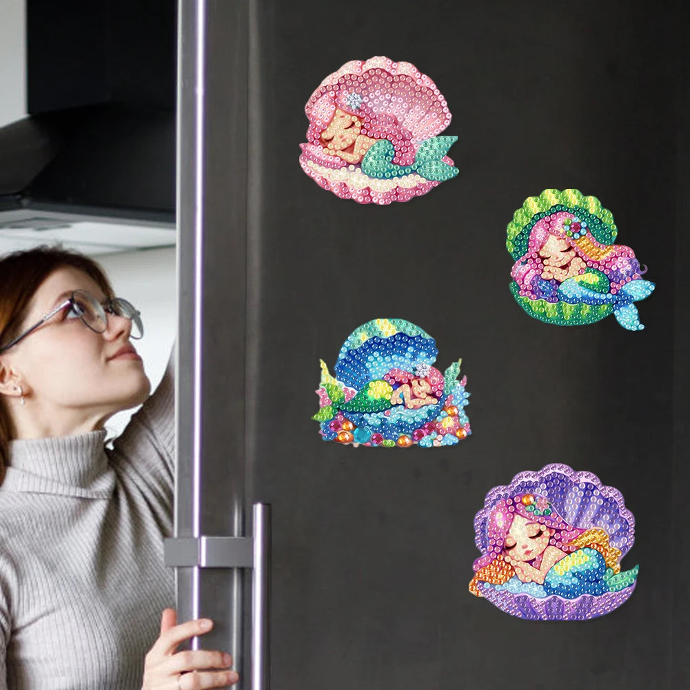 6Pcs Acrylic Cross Diamond Painting