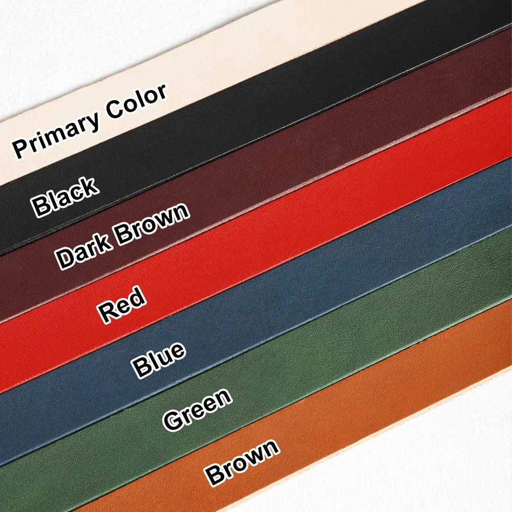 Genuine Leather Strips for Strap DIY Belts and Bags Premium Veg Tan Leather