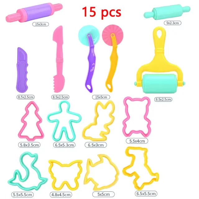 26 Piece Set DIY Plasticine Mold Modeling Clay Accessories
