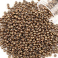12Grams/Tube 2mm Metallic Seed Beads Japanese Round Glass Seedbeads 1200pcs