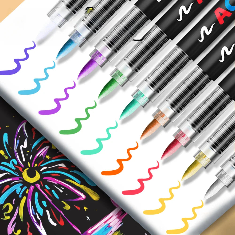 12/24/36/48Colors/set Acrylic Marker Pen