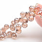 Austria AB Color Crystal Strawberry Beads 10*8mm Shiny Faceted Glass Beads