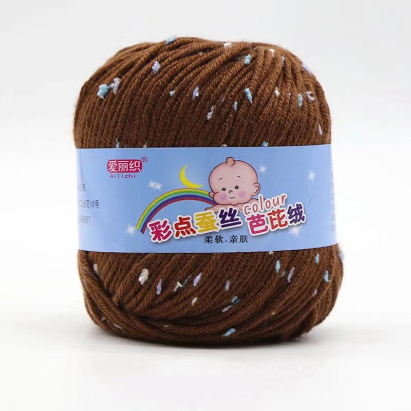 High Quality Wool Thread Eco-dyed Needlework Baby Cotton Cashmere Yarn