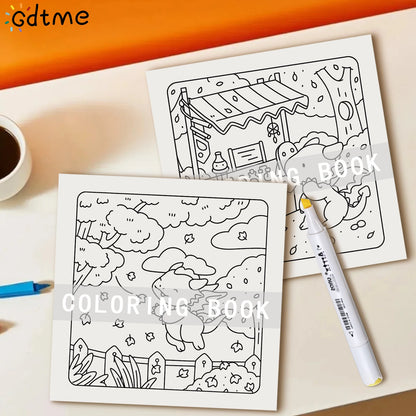 TINY DRAGON'S DAY COZY AND CUTE Coloring Book