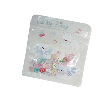 40PCS Cream Color Button