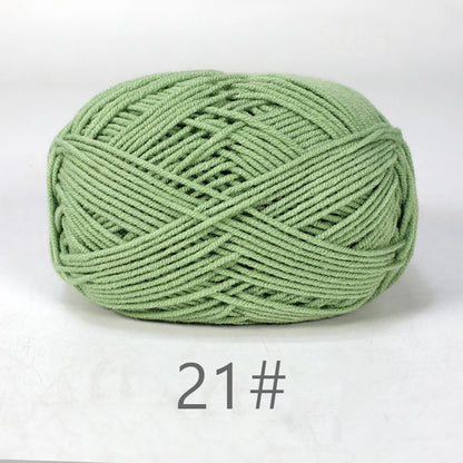 A1-a 50g/Set Soft Milk Cotton Yarn for Crochet Threads for Knitting