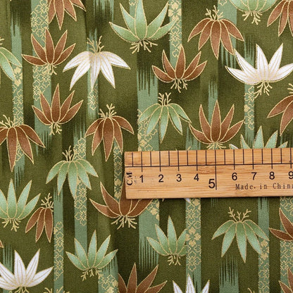 50x145cm Japanese Kimono Bronzed Fabric