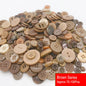 50g/Pack Mix Size Mix color Resin Button 1-3cm