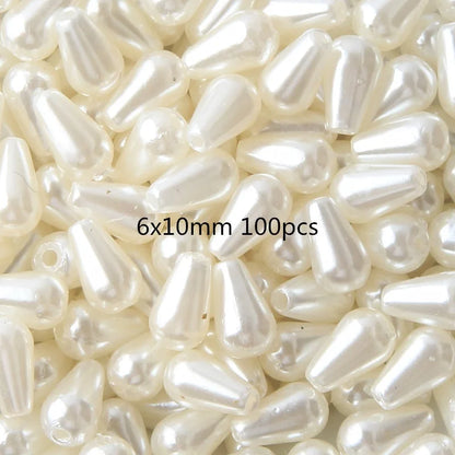Cheap Accessories Mixed Water Droplets Shape Imitation Pearls