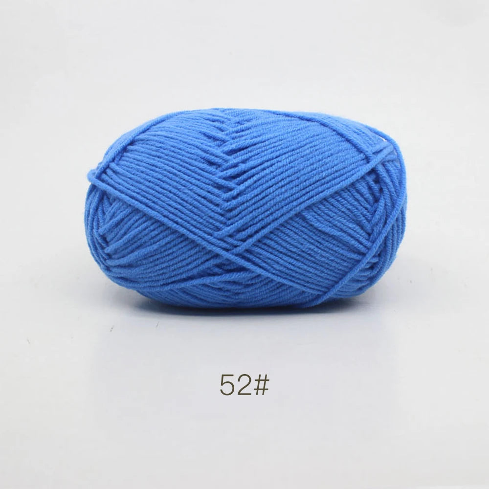 A1-a 50g/Set Soft Milk Cotton Yarn for Crochet Threads for Knitting