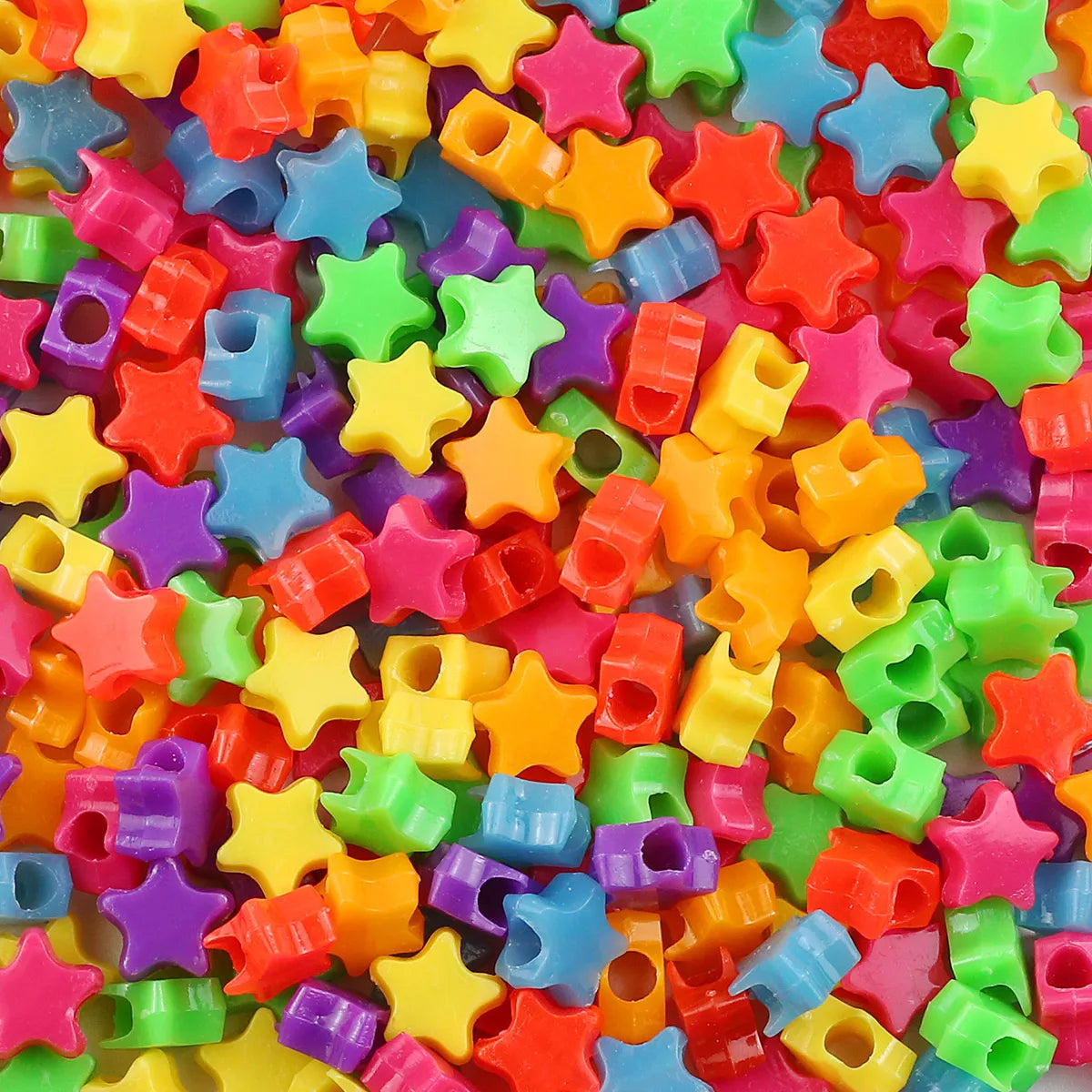 200-1200Pcs multi-colored Large Hole Pony Beads