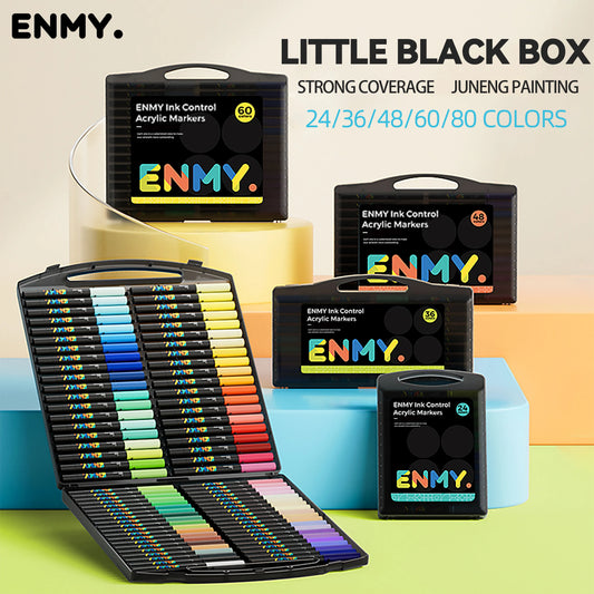 ENMY Acrylic Paint Markers Pen Soft Head Direct Liquid