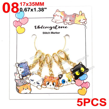 Cat Knitting Stitch Markers