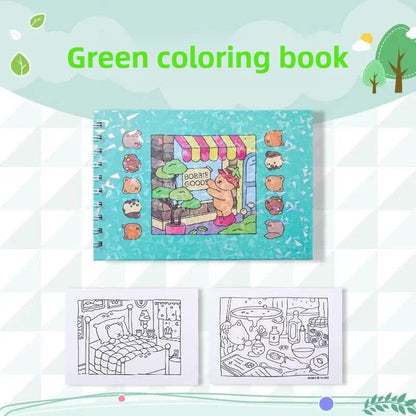 Hand-Drawn Sketch Coloring Book for Adults & Teens