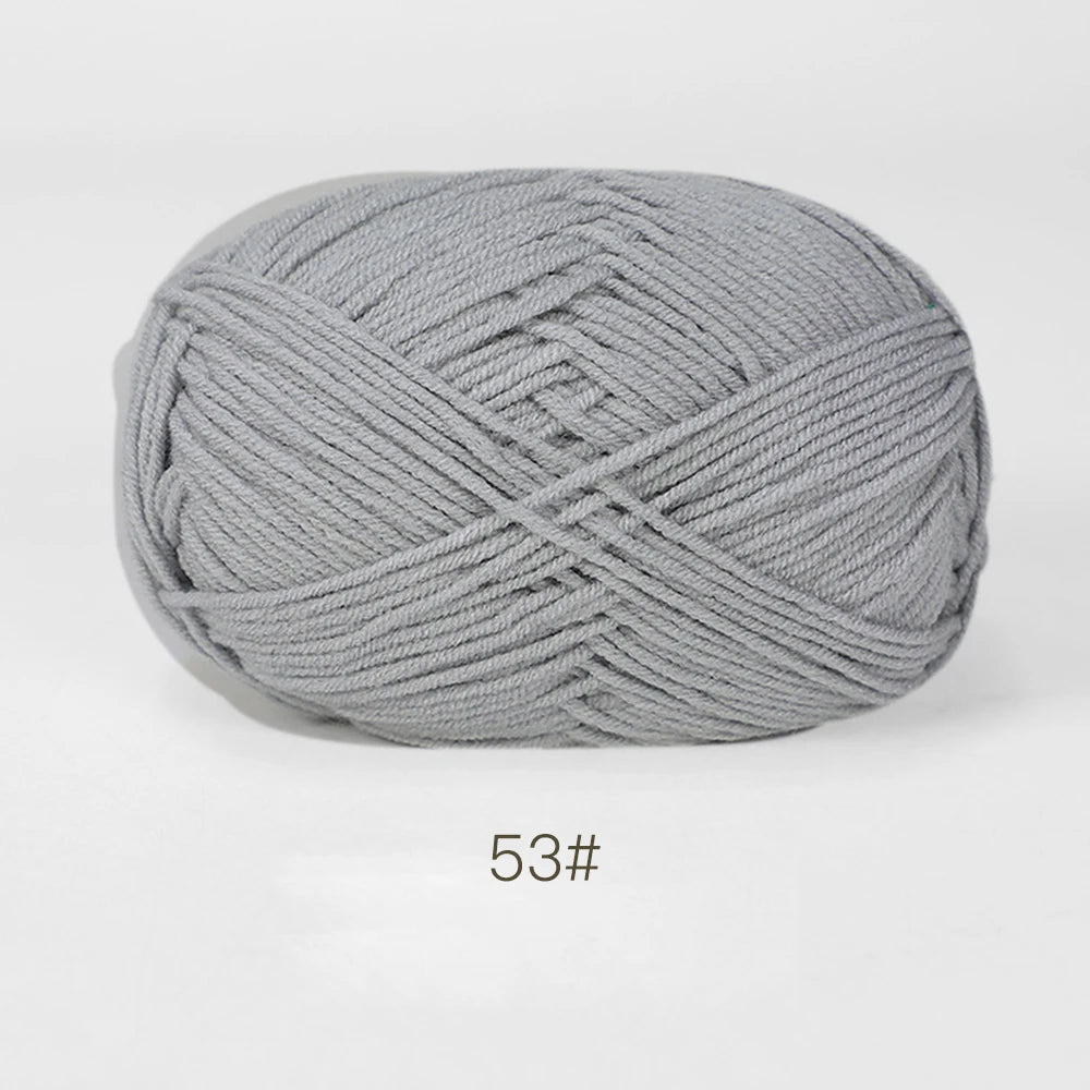A1-a 50g/Set Soft Milk Cotton Yarn for Crochet Threads for Knitting