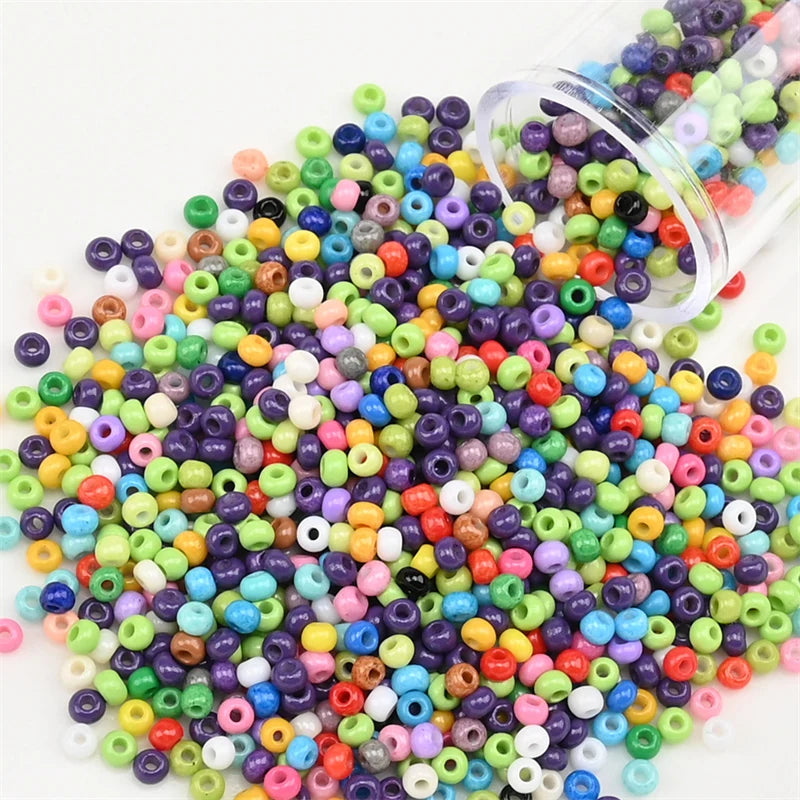 12Grams/Tube 2mm Metallic Seed Beads Japanese Round Glass Seedbeads 1200pcs