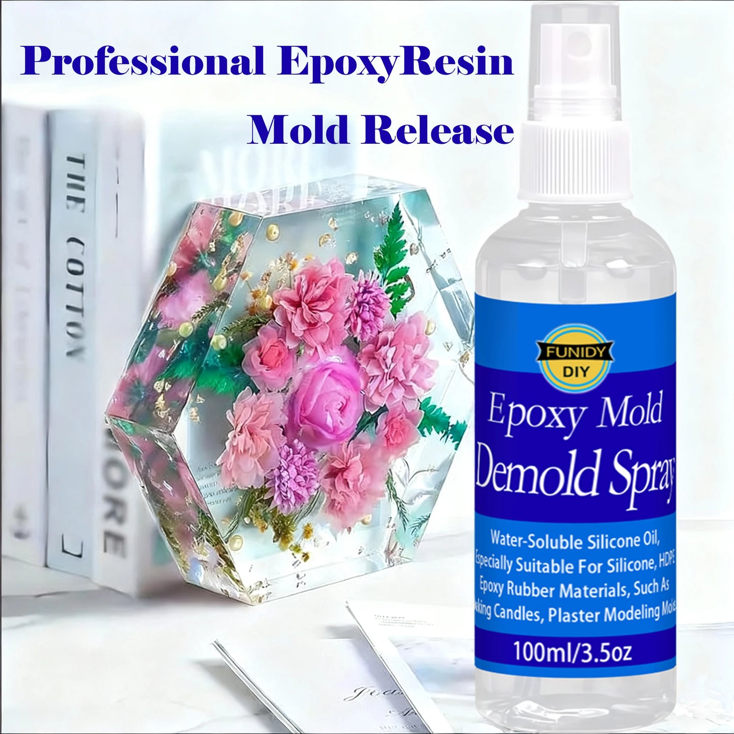 3.5oz Epoxy Mold Demold Spray for candle making