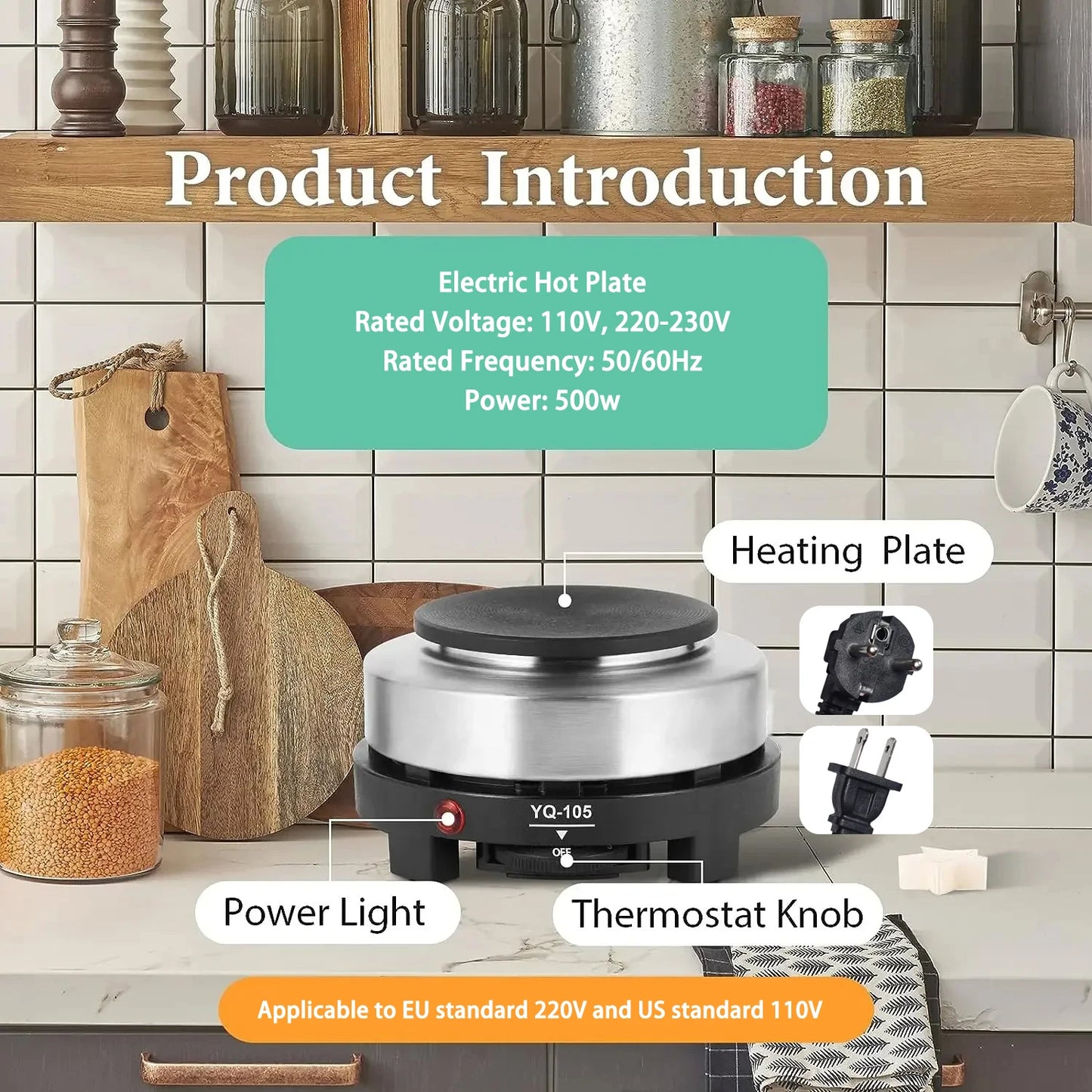 DIY Handmade Candle Craft Tools Kit with Wax Melting Hot Plate